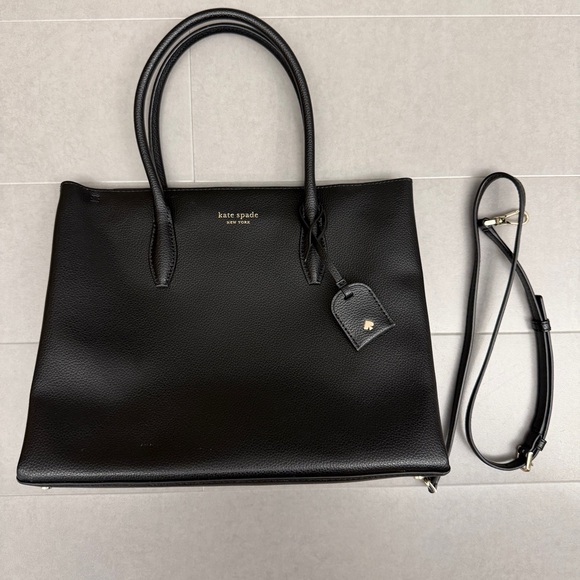 kate spade Handbags - Kate Spade Black Pebbled Leather Satchel bag